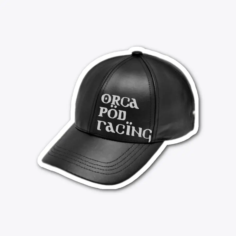 Orca Pod Racing cap sticker