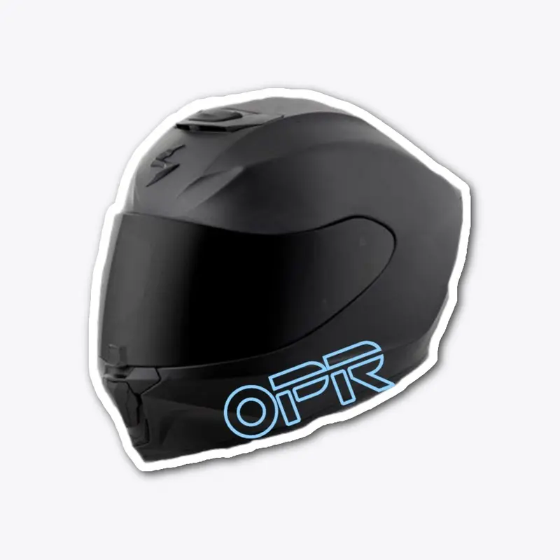 OPR Helmet Sticker